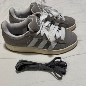 Adidas White and Gray Sneakers